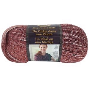 Graceful Green Lion Brand Yarn 828-306 Shawl in A Ball