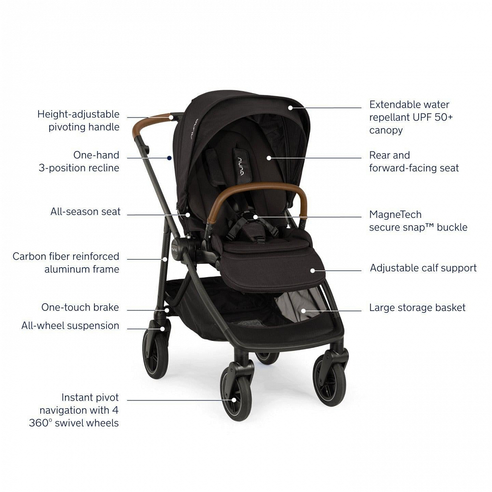 Nuna Swiv Stroller - Bellini Baby and Teen Furniture
