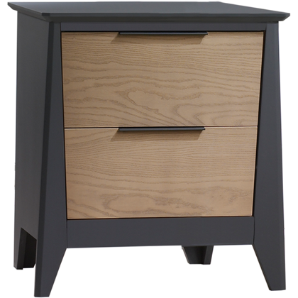 Nest Flexx Nightstand In Graphite Natural Wheat Bellini Baby And