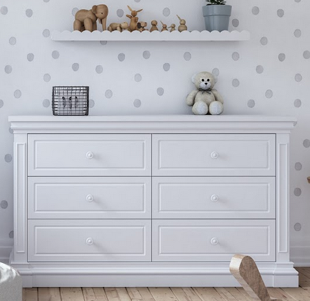 silva dresser Silva Edison Double Dresser - Flint Finish