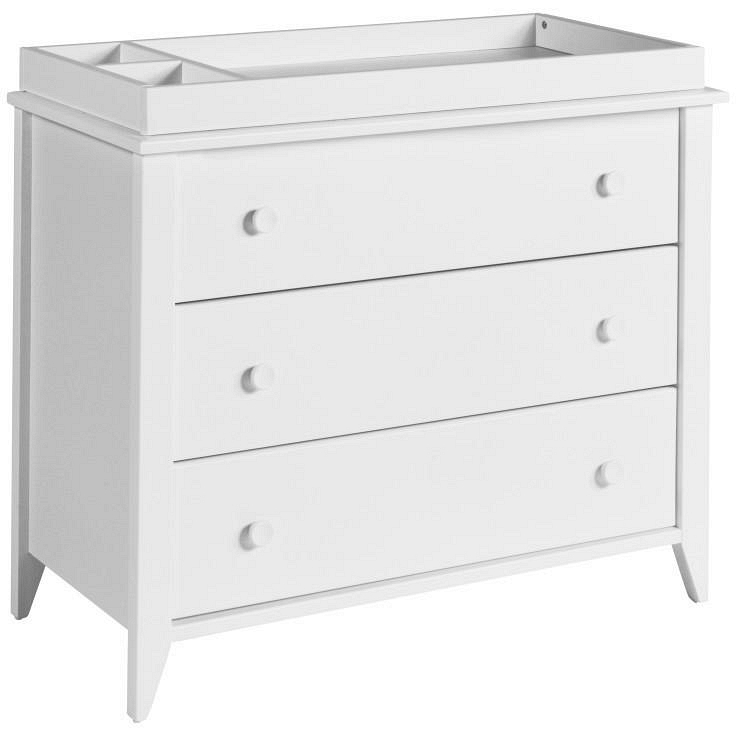 Babyletto Sprout 3 Drawer Changer Dresser In White Finish