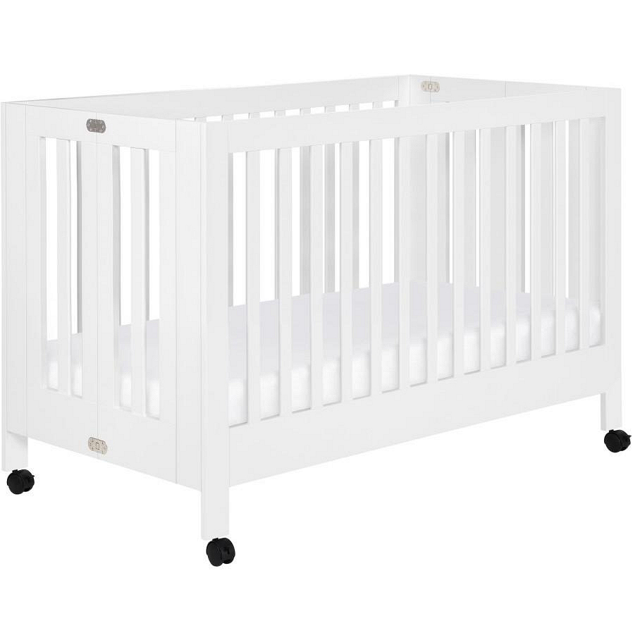 Babyletto Maki Full-Size Folding Crib with Toddler Bed Conversion