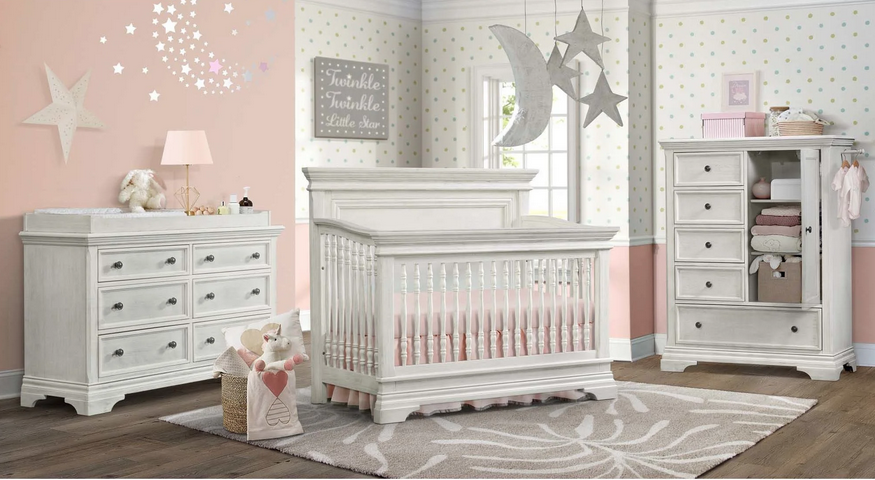 Brushed White Westwood Baby Crib Westwood Baby Outlet Furniture