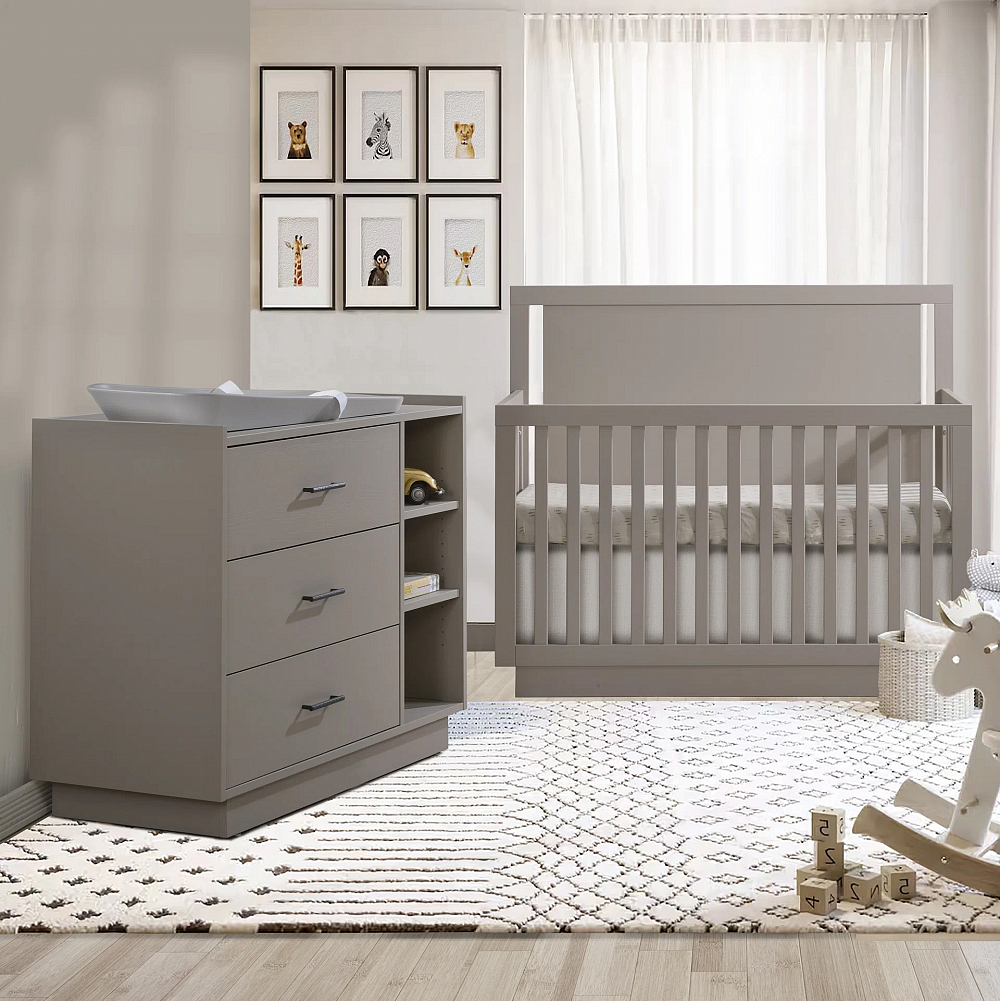 Crib and bed combo best sale