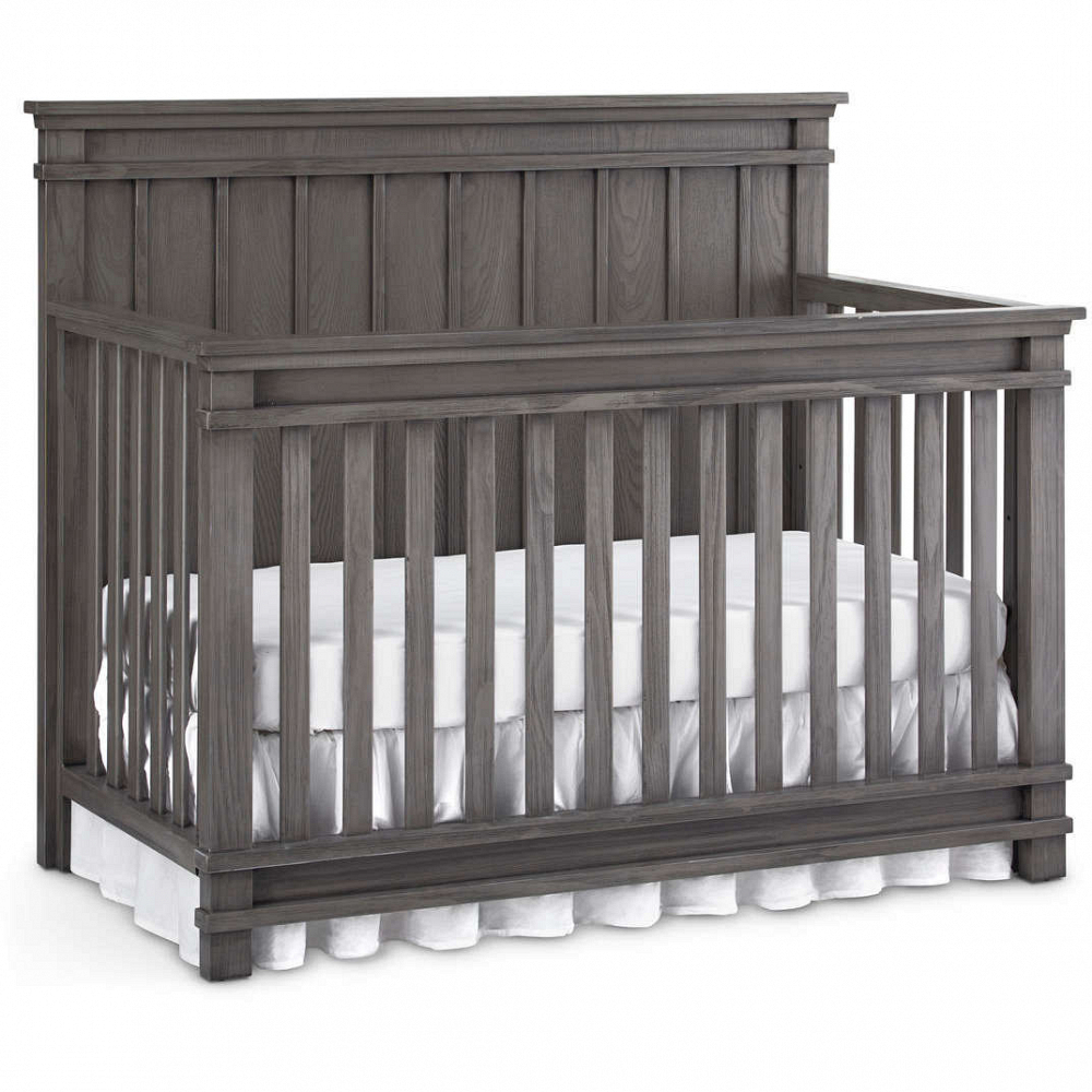grey convertible crib