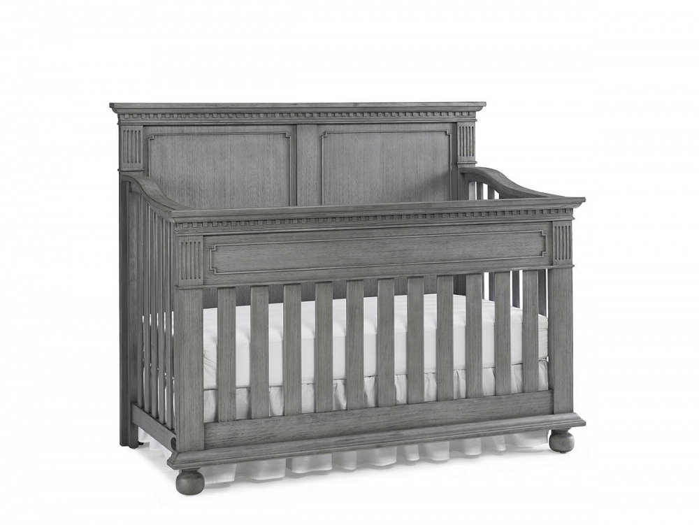 grey convertible crib
