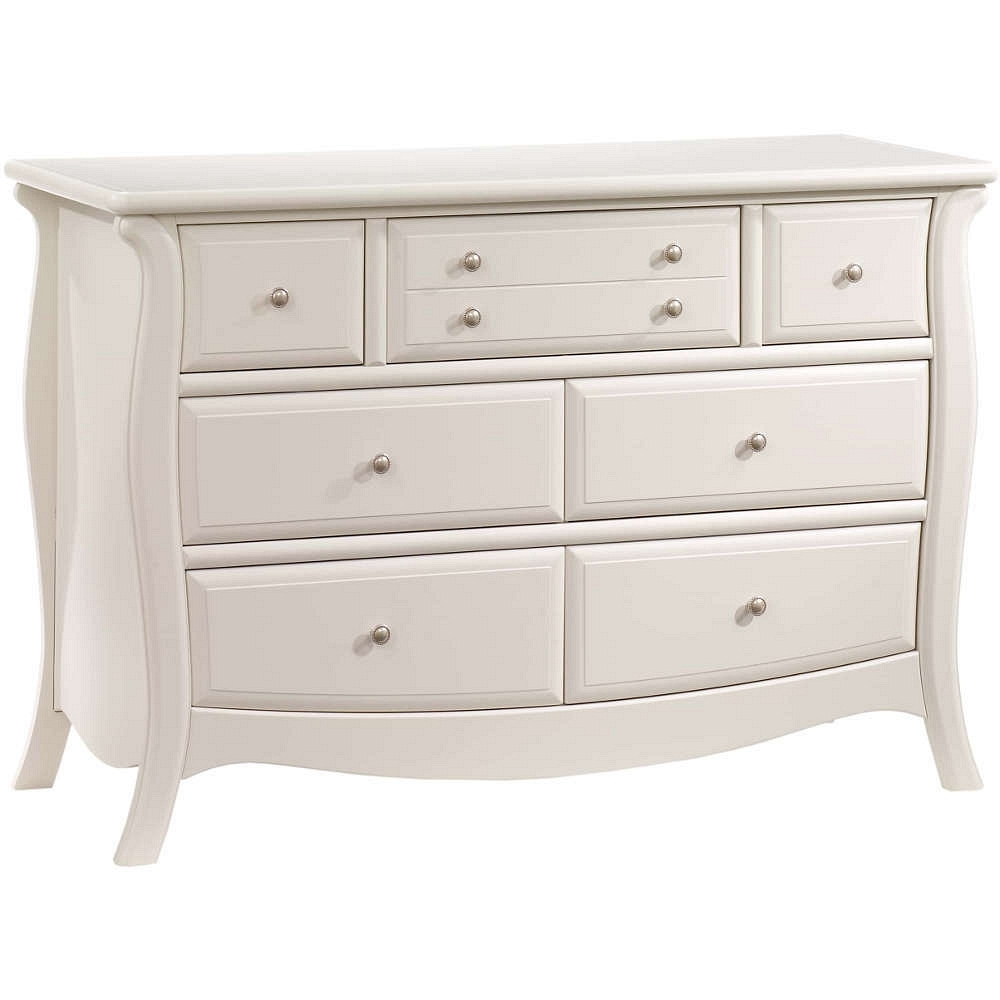 Natart Belmont Double Dresser White Bellini Baby And Teen Furniture