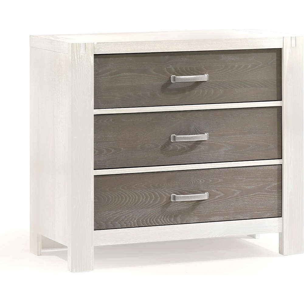 Natart Rustico Moderno 3 Drawer Dresser White Owl Bellini Baby