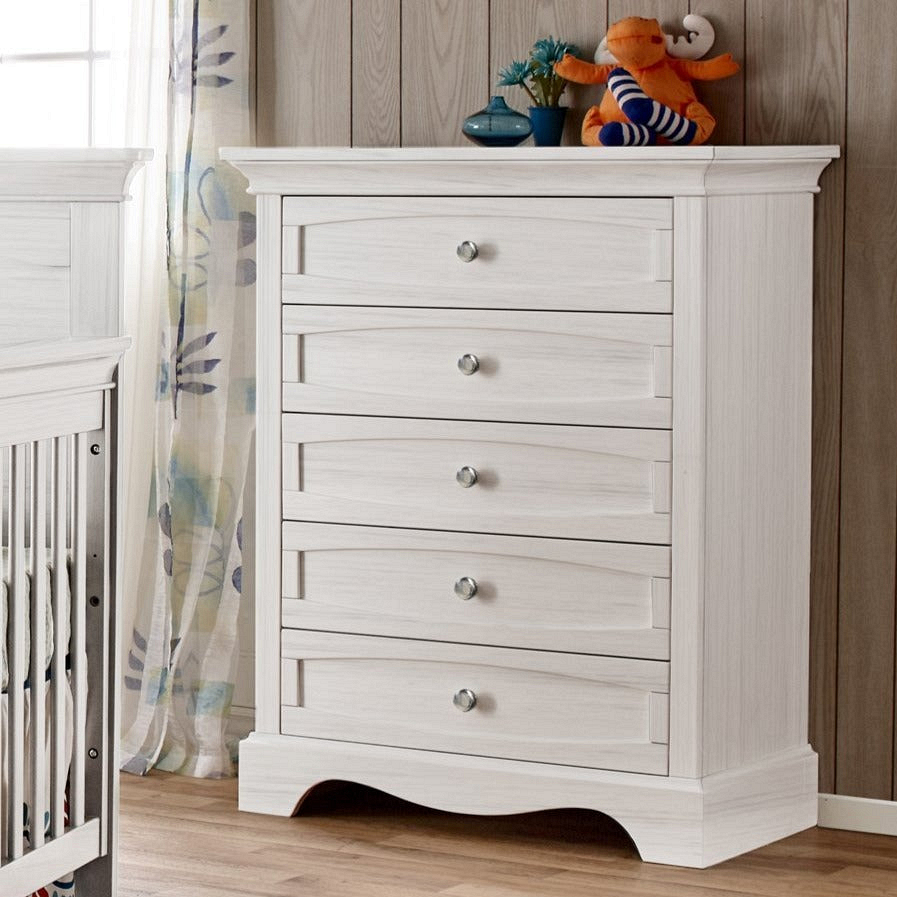 Pali Ragusa 5-Drawer Dresser Vintage White - Best Place To Buy Baby Cribs |  Shop Baby Furniture