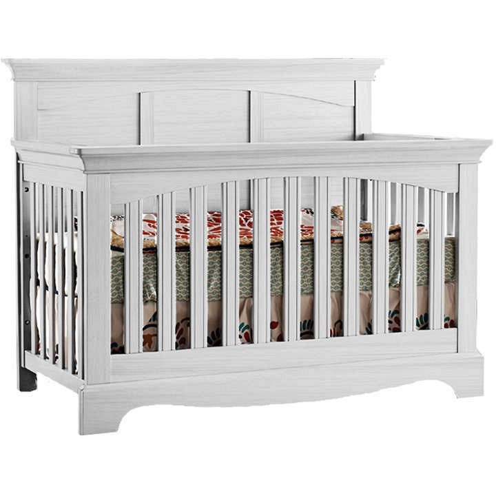 nursery with grey crib and white dresser Emery Collection | Nursery Furniture Set