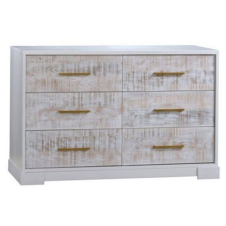 VIBE DBL DRESSER WHITE/WHITE BARK - Best Place To Buy Baby Cribs