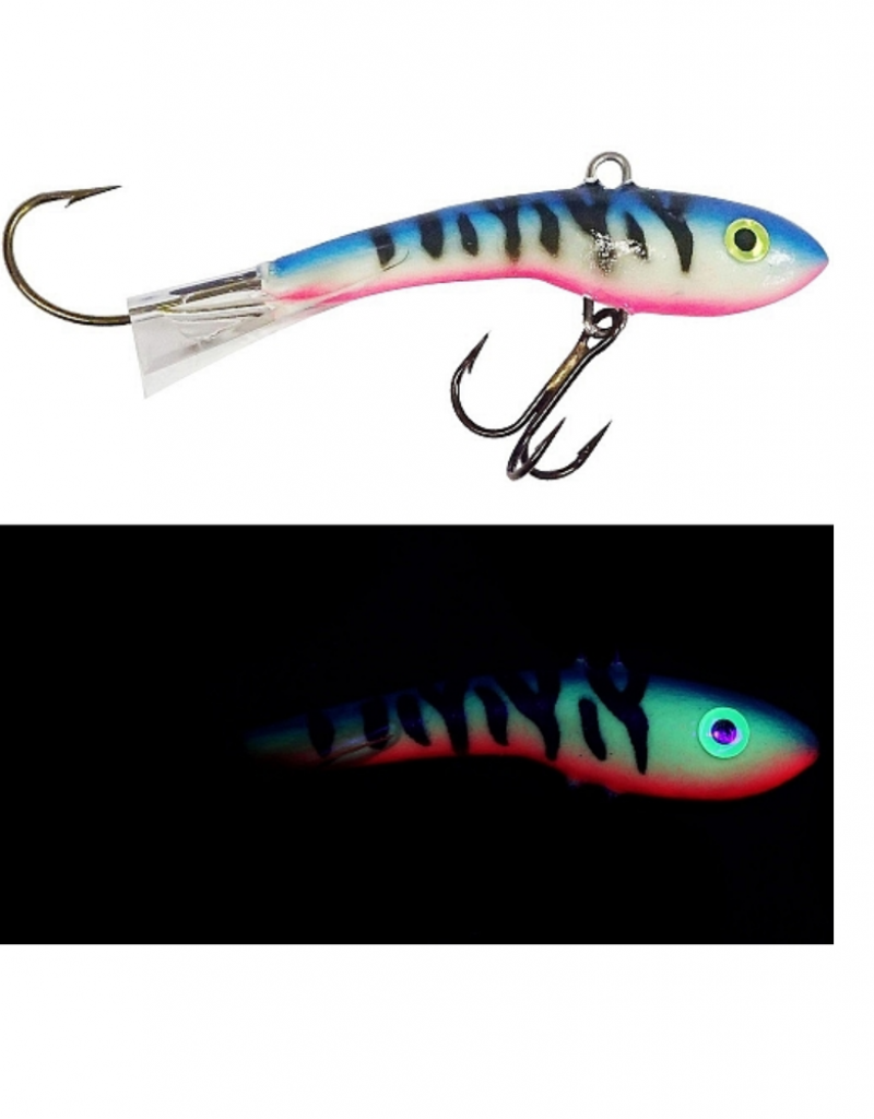 Moonshine Lures Glow Shiver Minnow Size 2.5, 3