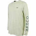 AFTCO Samurai 2 Long-Sleeve Shirt for Men - Melon Heather - XL