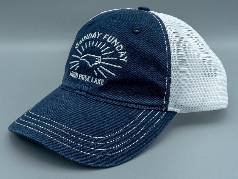 Rock Outdoors Sunday Funday Garment Washed Trucker Hat Navy/White - Rock  Outdoors