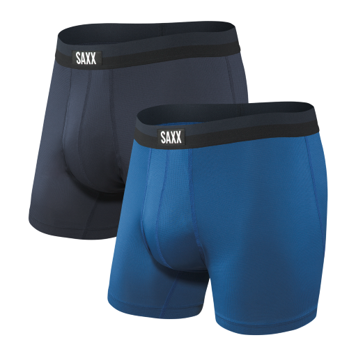 Sport Mesh Boxer Brief Fly Stone Blue