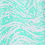 Electric Turquoise Swirlscape