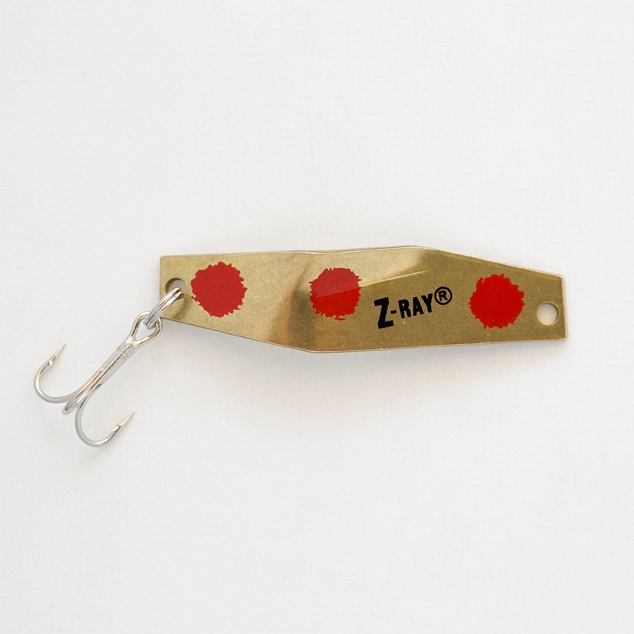 Z-Ray 1/8 oz Copper with Red Spots Fishing Lure 