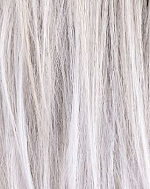 Silverblonde rooted