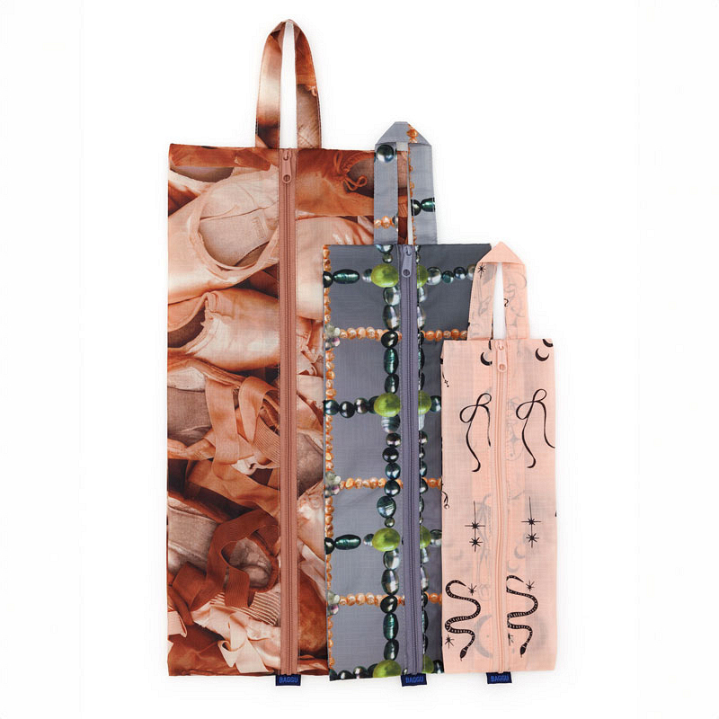2025新作　BAGGU バグゥ　ゲットレディウィズミー　3D ZIP SET 3D Zip Set Get Ready With Me - Baggu