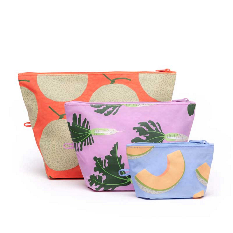 Baggu Go Pouch Set In Hotel Stripes Striped – Urban