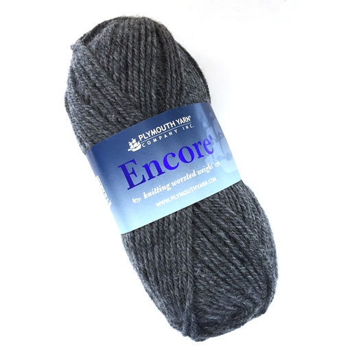 Plymouth Yarn - Encore Worsted (Grayfrost Mix - 0389)