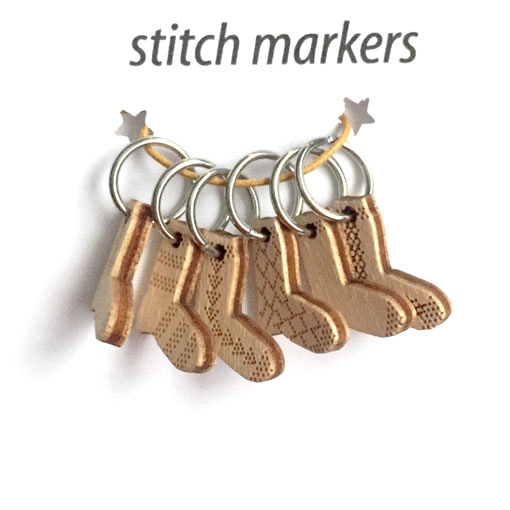 Colored Ring Stitch Markers - River Colors Studio