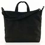 Horizontal Zip Duck Bag: Black