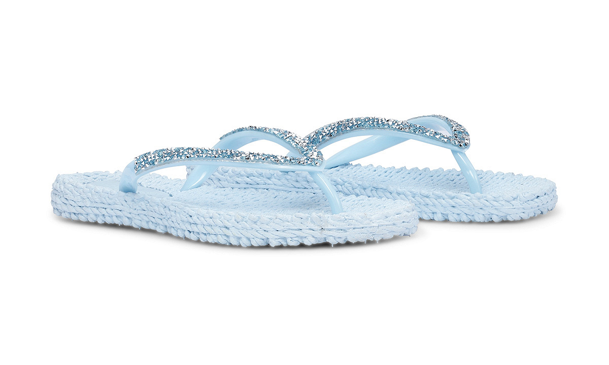 Tongs En Gelée Multicolores Rose Et Bleu - Taille US 9 Femme, Neuves Sous Boîte