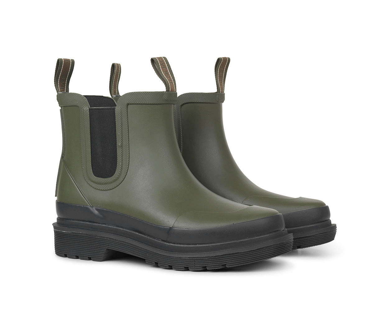 Short rubber shop boots