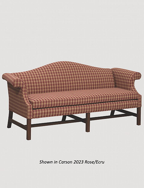 Formal Camelback Sofa 83 American Primitive Nana S Farmhouse Formal Camelback Sofa 83 American, Town And Country Primitive Upholstered Furniture