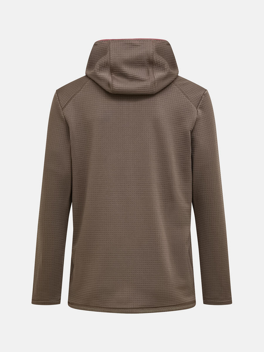 Trail Polartec® Power Grid™ Zip Hood Men - 2XL / Terrain Tan