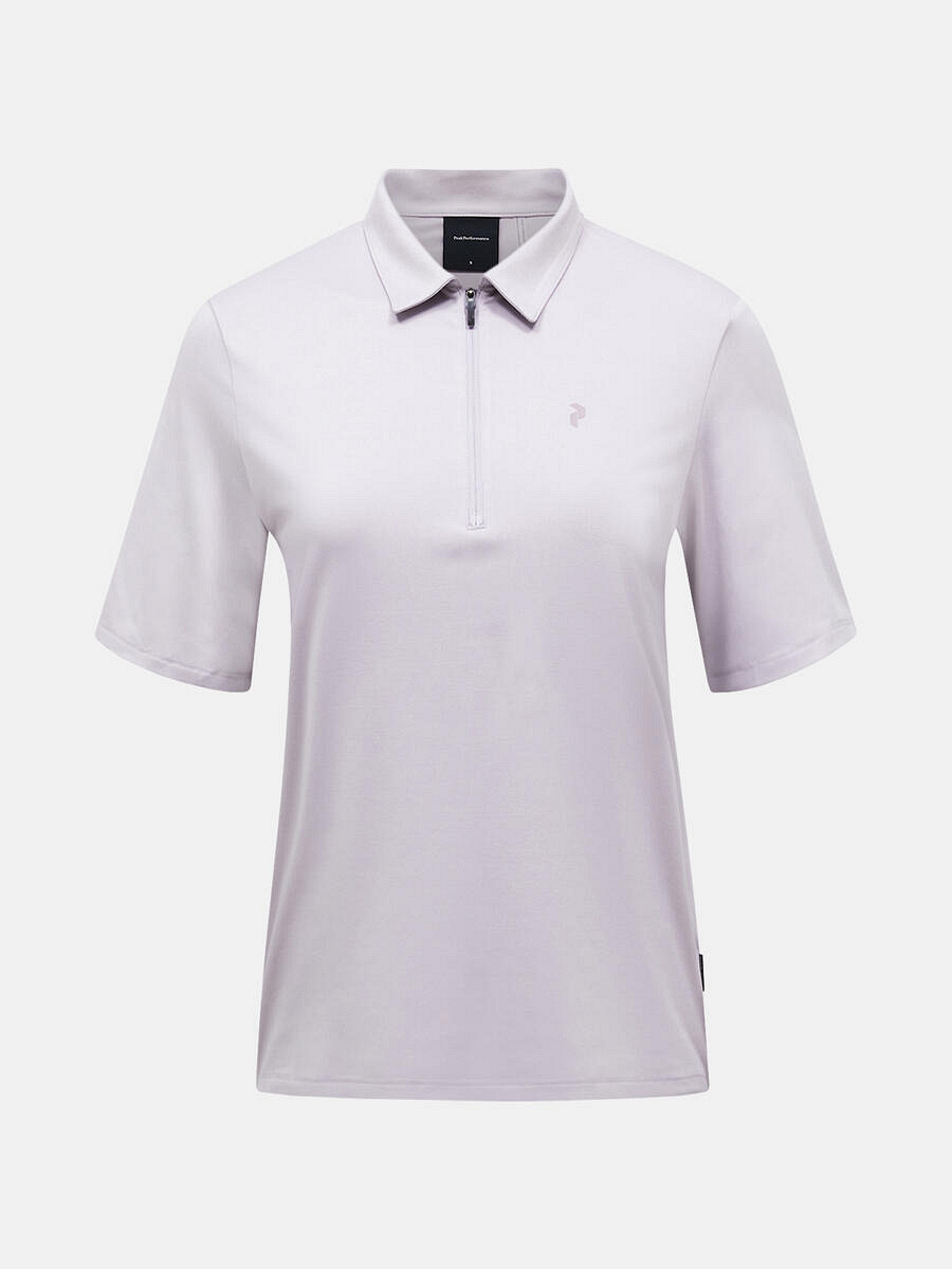 Comfort Zip Polo Women Golf | SS26 - XS / Misty Lavender