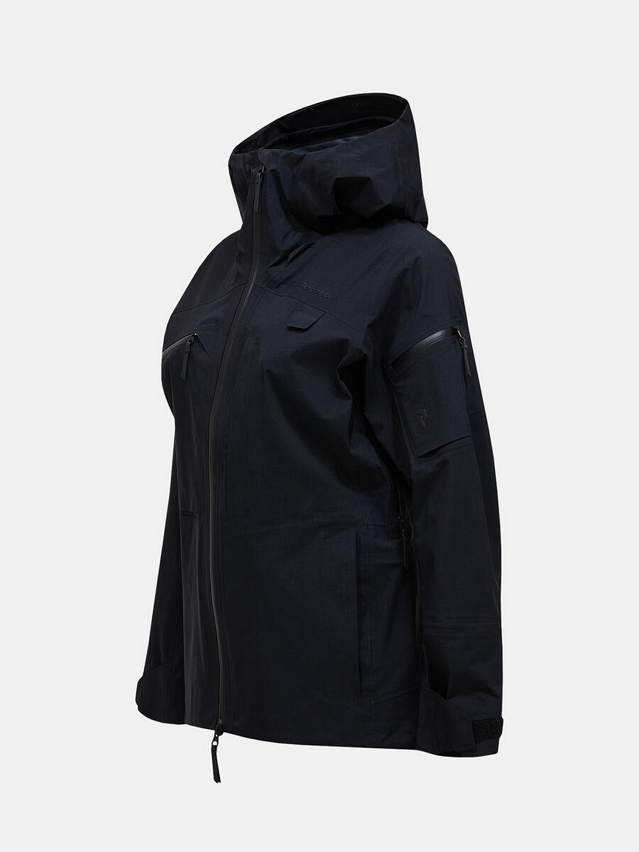 Alpine Gore-Tex 3L Jacket Women | Shell Ski Jacket - BLACK