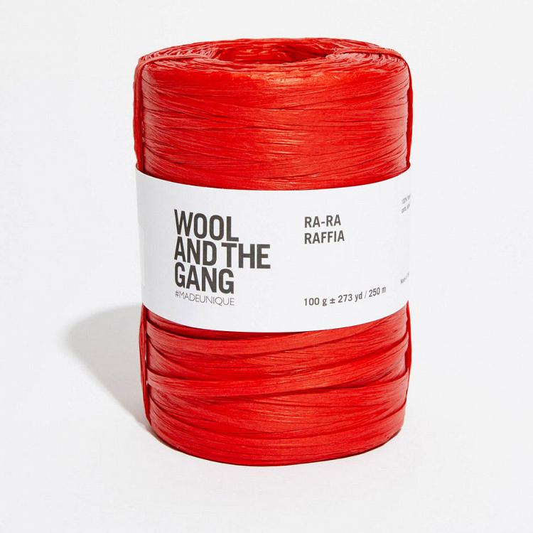 Wool and The Gang Ra-Ra Raffia - Coal Black