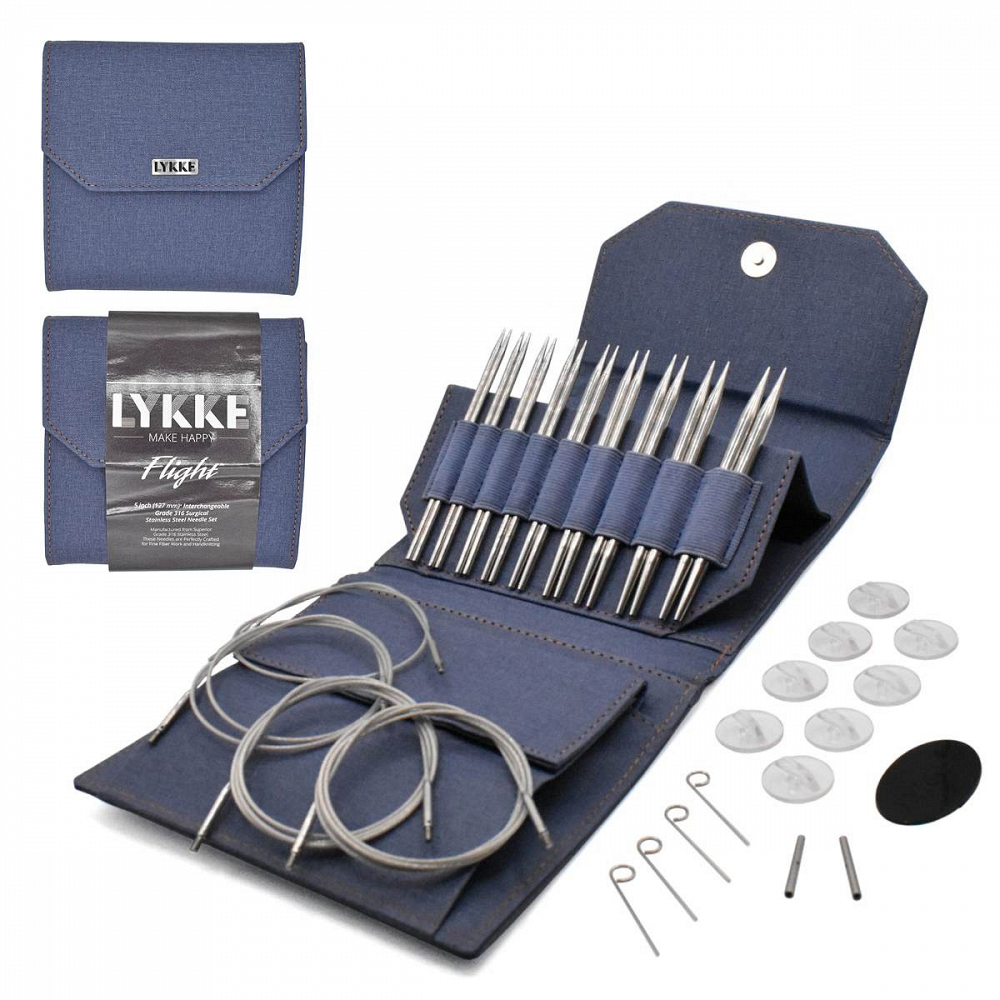 Lykke Flight Interchangeable Standard Needle Set - - For Yarn's Sake